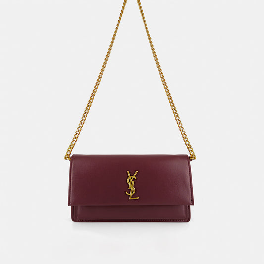 Parisian Elegance: YSL-Inspired Monogrammed Crossbody