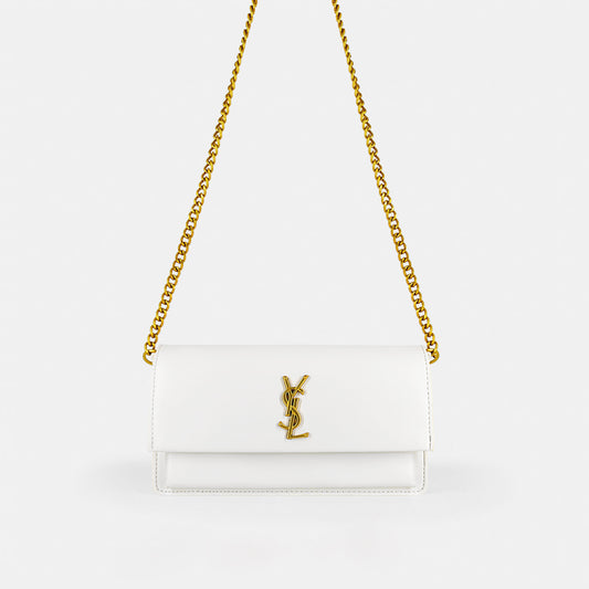 Iconic Allure: YSL-Inspired Quilted Leather Shoulder Bag