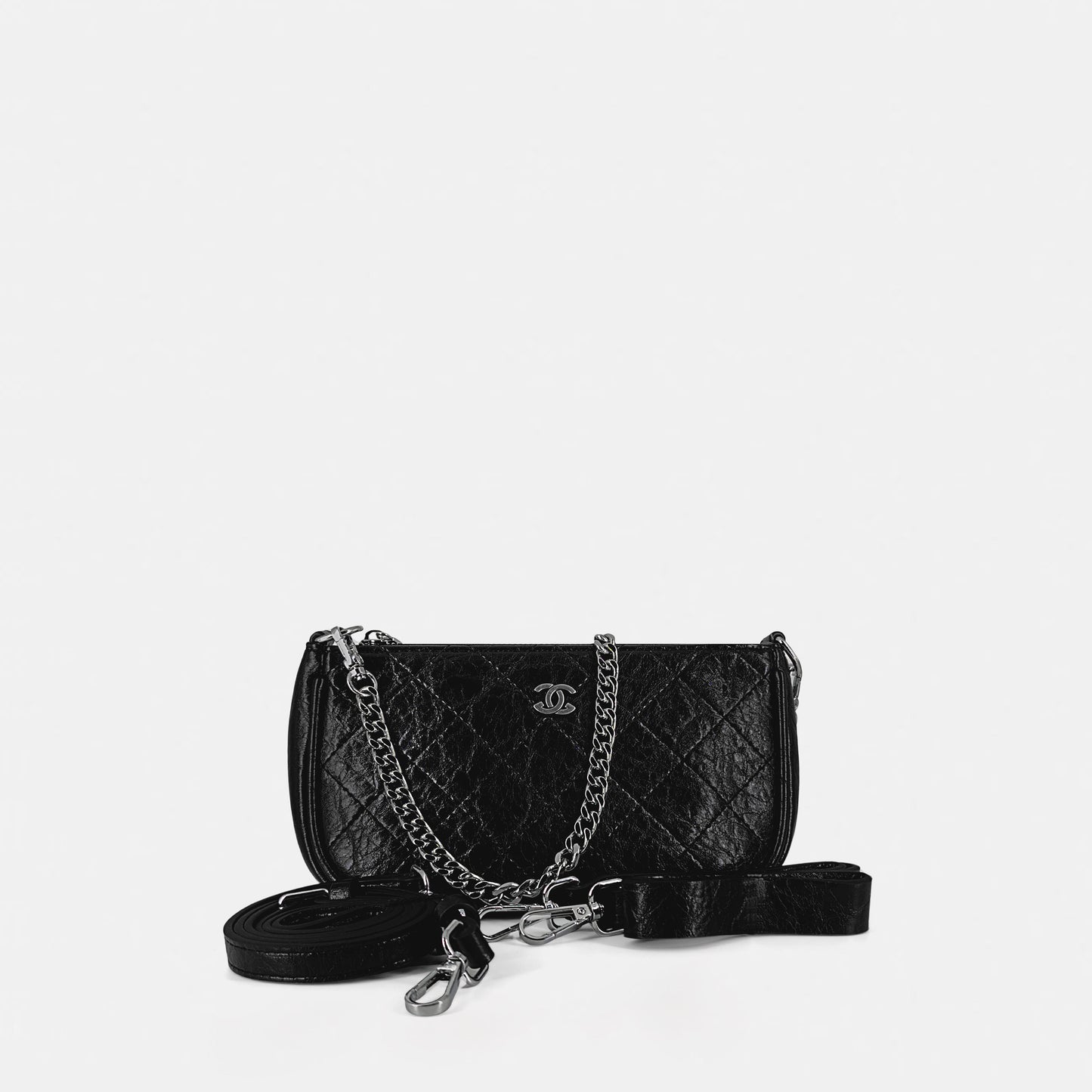 Chanel-Inspired Quilted Shoulder Bag
