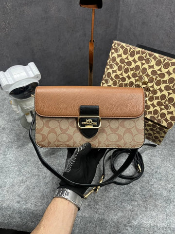 Coach Morgan 27 Shoulder Bag Brown