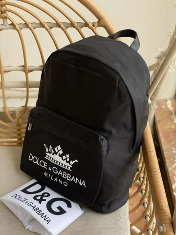 Dolce & Gabbana Nylon Black Red