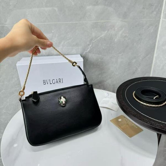 Bvlgari Serpenti Forever Clutch Black