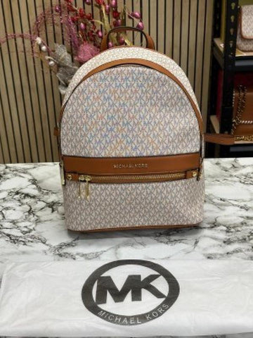 Michael kors Kenley Premium Quality Bagpack Biege Brown