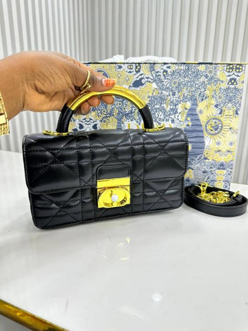 Christian Dior Mini Ange Bag Black