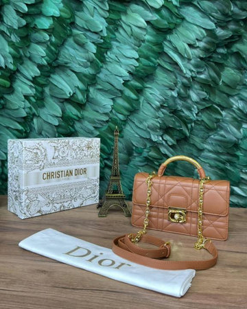 Christian Dior Mini Ange Bag Brown