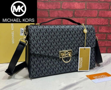 Michael Kors Hendrix Logo Cross-Body Bag Black