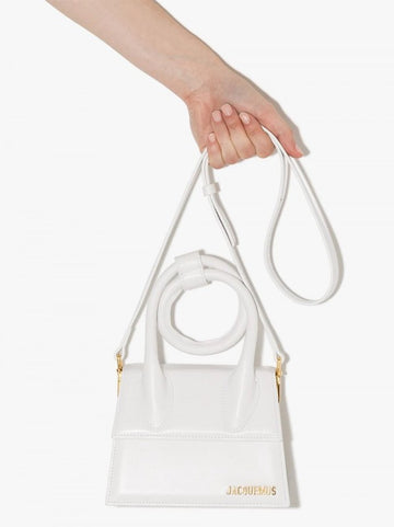 Jacquemus Le Chiquito Noeud Bag With OG Box Dust Bag & Extra Sling Belt (Ja02 - White)