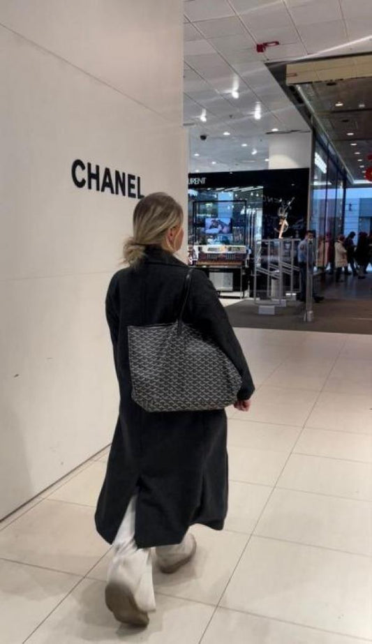 Goyard Saint Louis PM Tote Bag Black With A Detachable Pouch