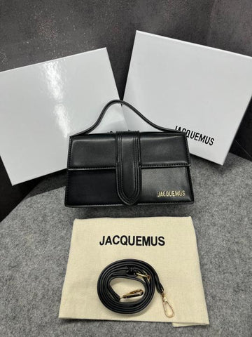 Jacquemus Le Grand Bambino Crossbody Bag With OG Box & Dust Cover Ja01 Black