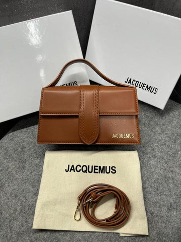 Jacquemus Le Grand Bambino Crossbody Bag With OG Box & Dust Cover Ja01 Brown