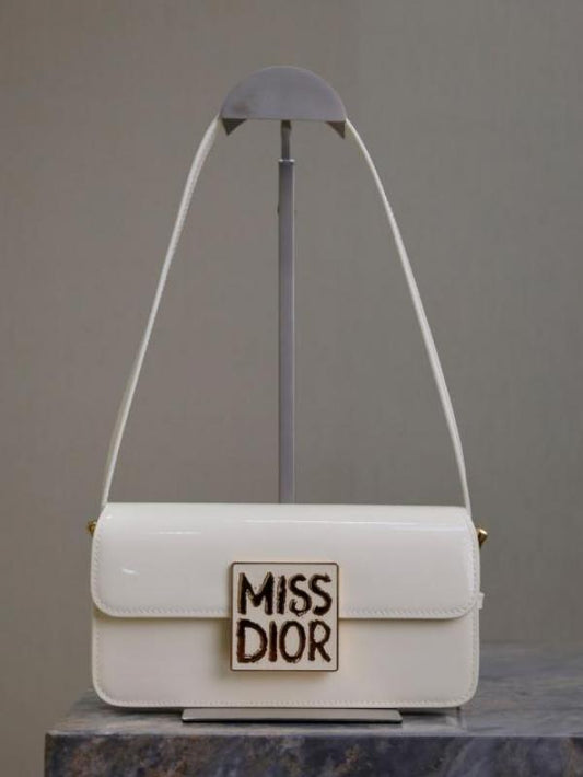Miss Dior By Christian Dior Flap White