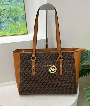 Michael Kors Mk Suvillan Tote Bag With Dust Cover M23016 Coffee Brown