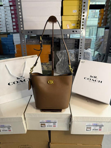 Coach Willow Bucket Bag Brown