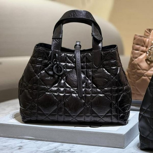 Christian Dior Medium Toujours Bag In Black