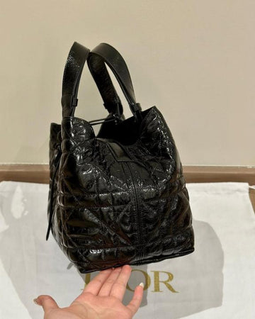 Christian Dior Medium Toujours Bag In Black