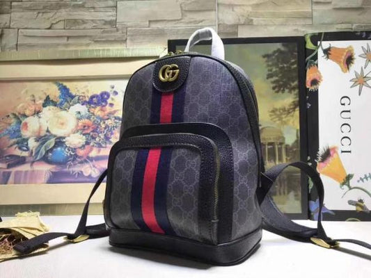Gucci GG Small Backpack With Dust Bag 8994 Black