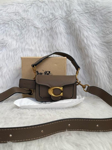 Coach Tabby 12 Brown Monogram