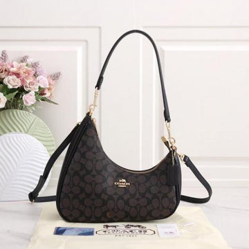 Coach Twisted Teri Shoulder Bag Black