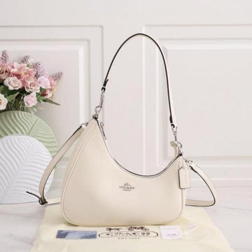 Coach Twisted Teri Shoulder Bag White