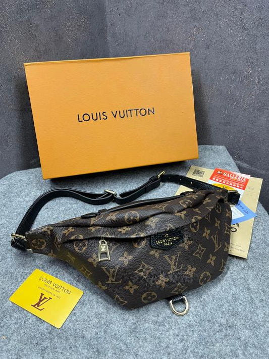 Louis Vuitton Monogram Bumbag Classic Brown Monogram Canvas With OG Box Dust Cover & Carry Bag 44812