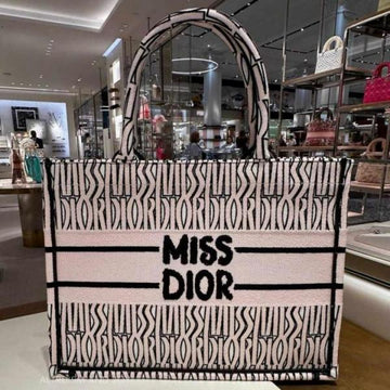 Christian Dior Graffiti Book Large Tote Pink