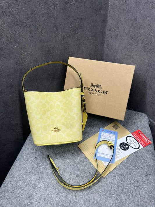 Coach City Bucket Bag Yellow