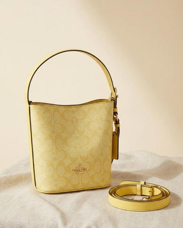 Coach City Bucket Bag Yellow