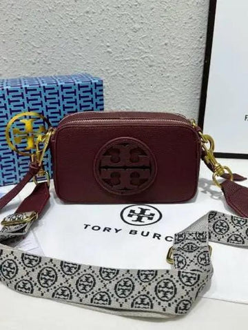 Tory Burch Miller Crossbody Camera Bag Red