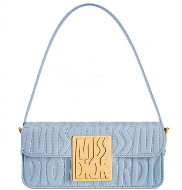 Christian Dior Quilted Miss Dior Flap Shoulderbag Blue