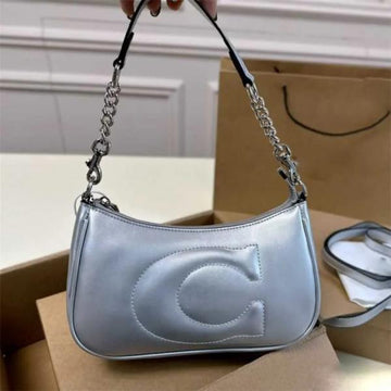 Coach GB Teri Shoulder Bag Silver