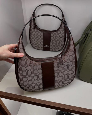Coach Carmen Shoulder Bag Brown