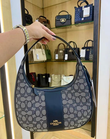 Coach Carmen Shoulder Bag Blue