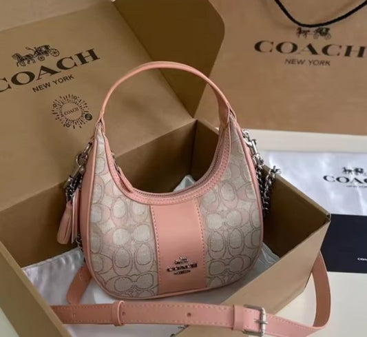 Coach Carmen Shoulder Bag Light Pink