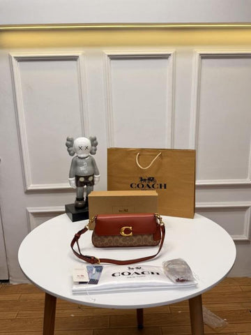 Coach Small Jet Shoulder Bag Brown