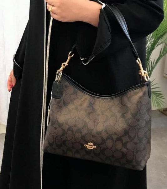 Coach_Laurel_In_Signature_Canvas_Light_Apricot_Shoulder_Bag_With_Box_Dust_Cover_&_Slingbelt_Bill