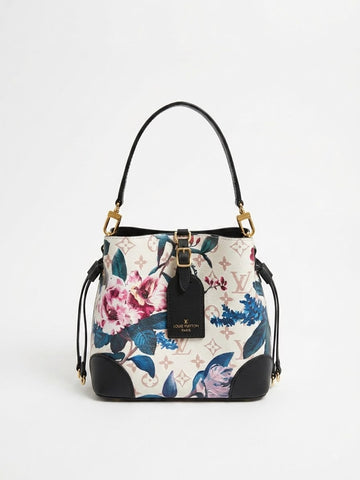 Louiis Vuitton All BB Bag Monogram White Eden collection Floral Pattern Monogram With OG Box Dust Cover & Carry Bag 60429 White Flowers