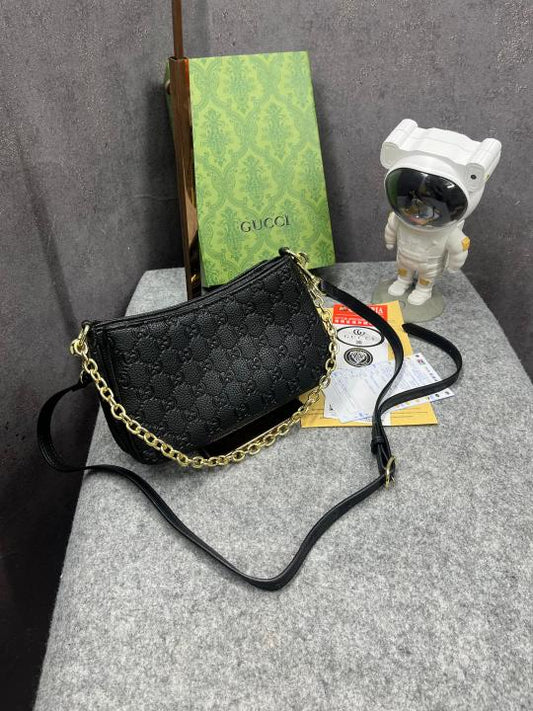 Gucci_GG_Emblem_Black_Small_Shoulder_Bag_With_OG_Box_&_Dust_Bag_815263_Black