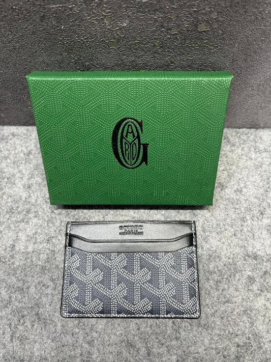 Goyard_Saint-Sulpice_Card_Holder_Case_Wallet_Grey_Black_With_OG_Box_Grey_Black