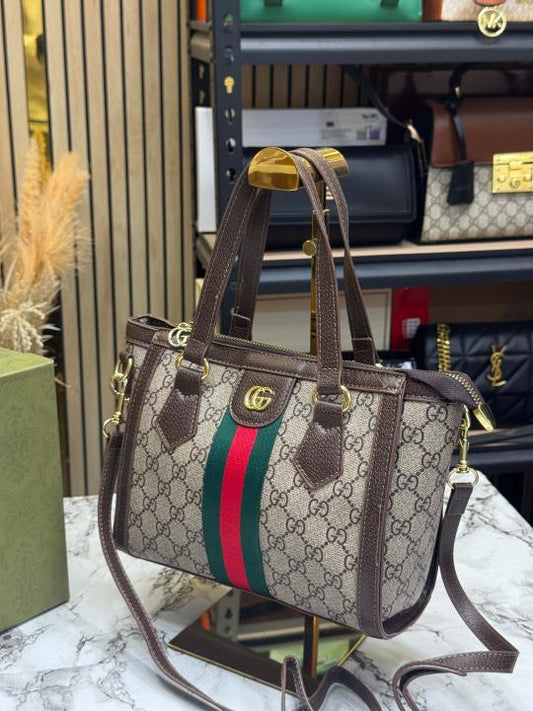 Gucc_i Ophidia GG Supreme Medium Tote Bag With Box And Dust Bag
