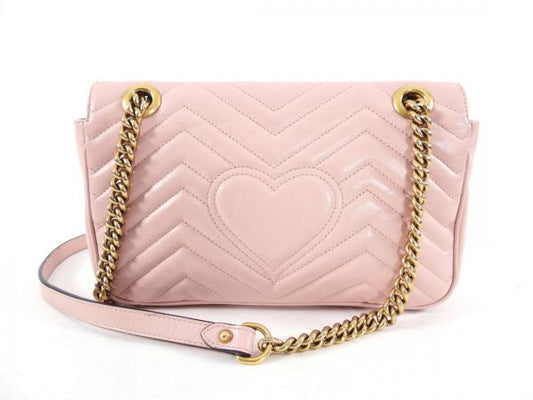 GUCCI GG MARMONT PINK COLOUR WITH OG MAGNET BOX & DUST COVER HEAVY PREMIUIM QUALITY - 1732