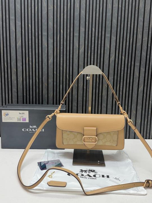 Coachh C-15 Denim Blue Morgan Crossbody Bag With Original Box Dustcover Card