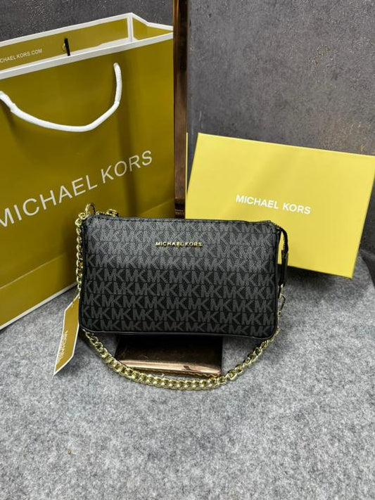 Michael_Kors_MK_MD_Chain_Pouchette_Bag_With_OG_Box_&_Dust_Bag_1930_Black