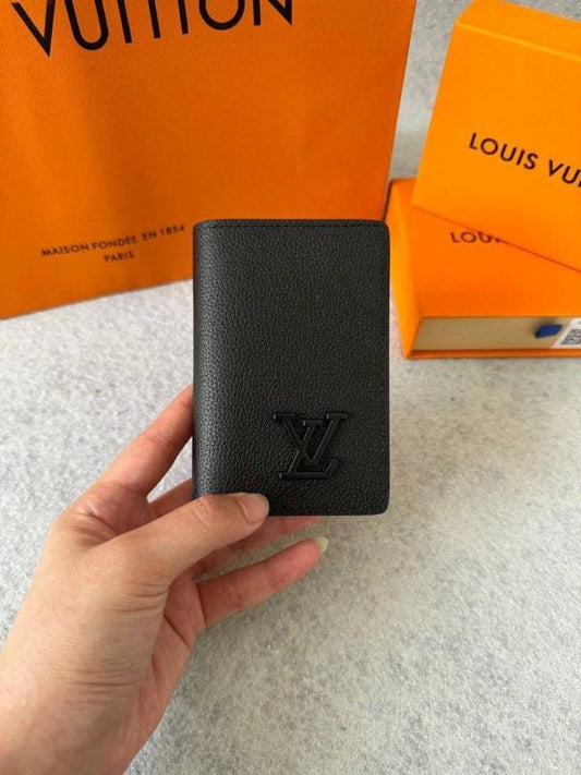 Louis_Vuitton_Lv_Black_Leather_Card_Case_Wallet_Black_Hardware