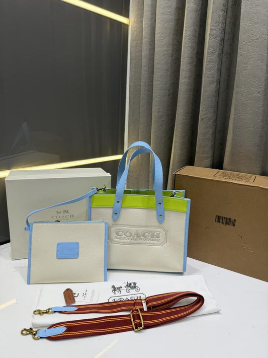 COACH FIELD TOTE BAG 30 AUTHENTIC WITH OG DOUBLE BOX PREMIUM PACKING