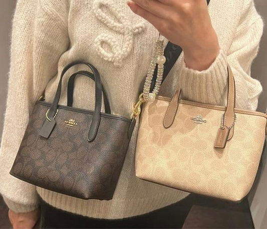 Coach_City_Mini_Tote_With_OG_Box_Dust_Cover_Signature_Canvas_Milk_Tea_Apricot_