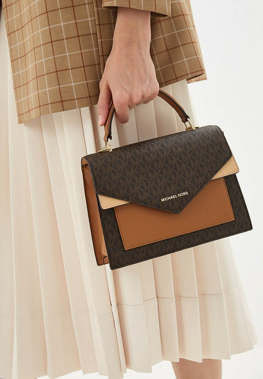 Michael_Kors_Ludlow_TopHandle_Bag_With_OG_Box_Dust_Cover_&_Carry_Bag_3328_Coffee_Brown