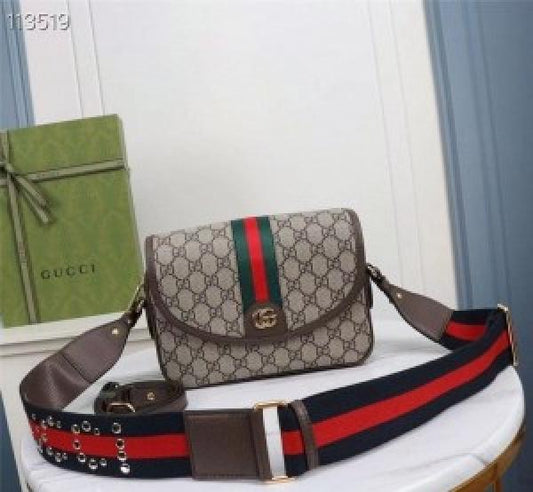 Gucci ophidia gg shoulder navy color bag with og printed dubble box 1530