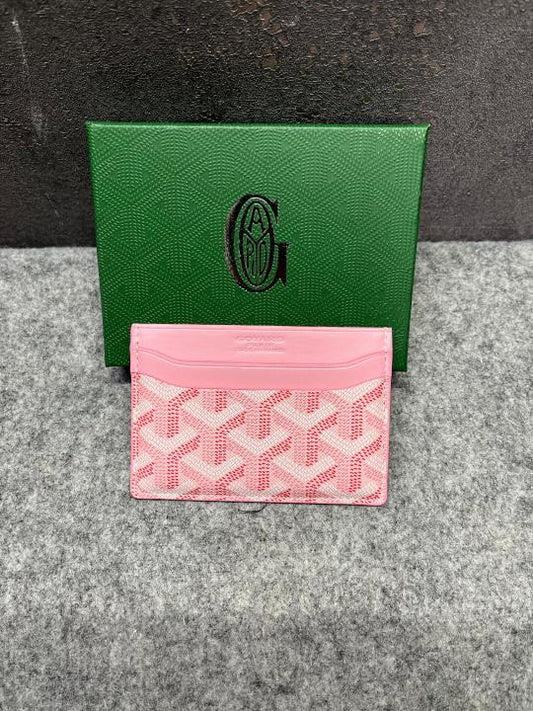 Goyard_Saint-Sulpice_Card_Holder_Case_Wallet_Pink_With_OG_Box_Pink