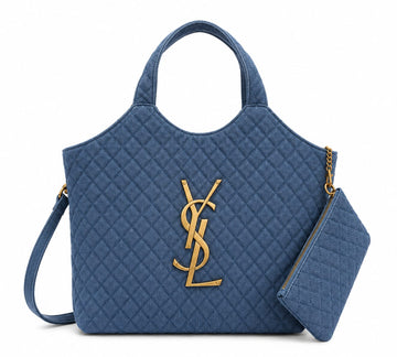 YSL SAINT LAURENT ICARE MAXI SHOPPING BAG IN QUILTED LAMBSKIN - Y690