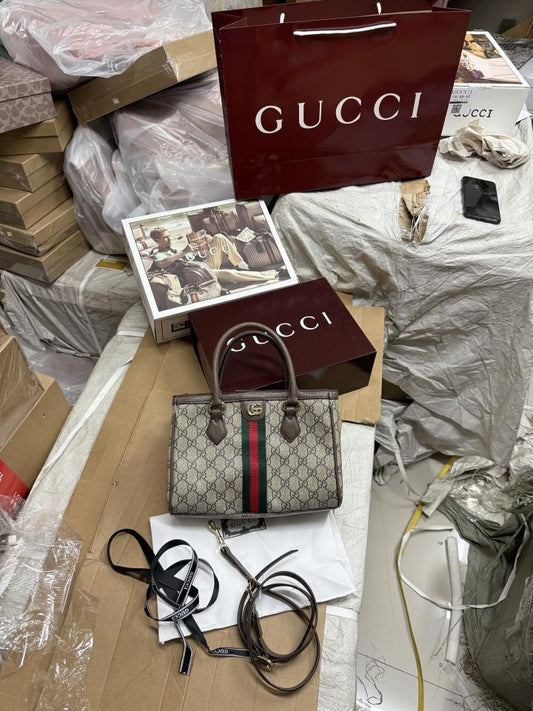 Gucci ophidia gg small totebag with double box carrybag premium quality 527